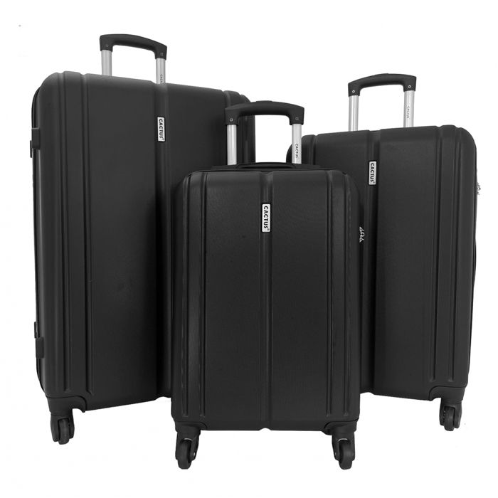 Set 3 Valises Rigides FERGÉ Milano - 4 Roues - 54cm/64cm/74cm - Vert - Capacité 45L/75L/110L