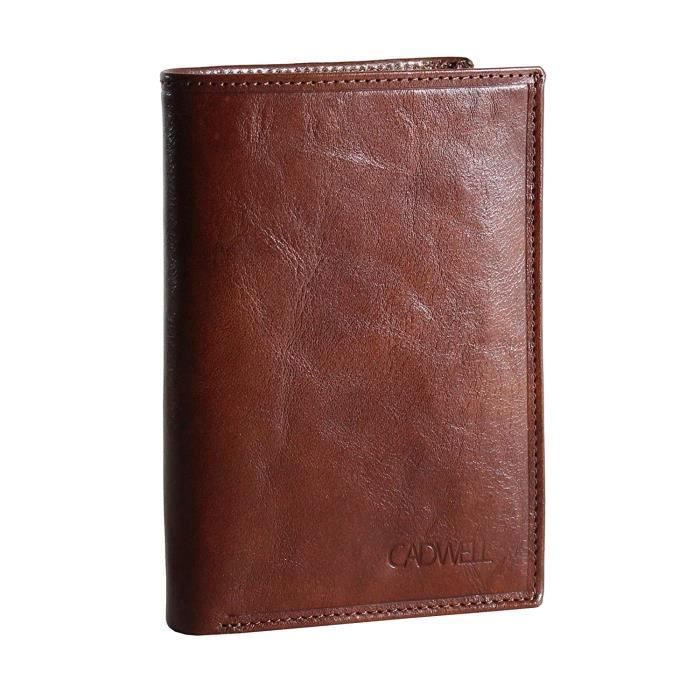 Portefeuille Homme En Cuir Garzini - Noir Classique - Bloqueur RFID - 15 Cartes + Pièces - Cadeau élégant Sous Coffret