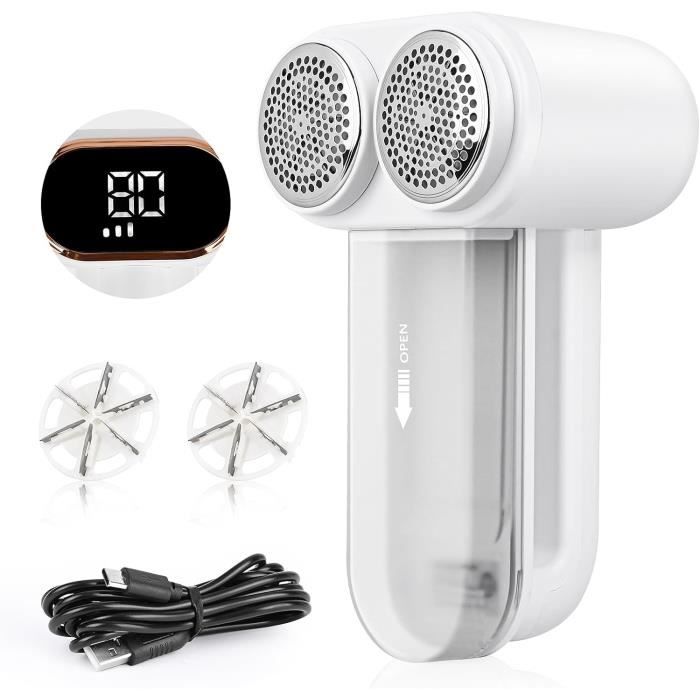 Rasoir Anti-bouloche électrique, 3 Lames, Poignée Rotative, 2