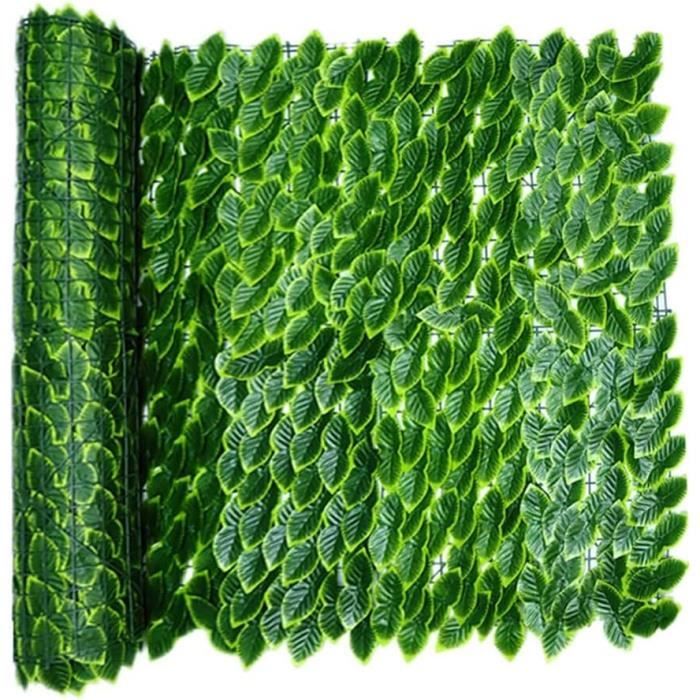 Clôture Décorative De Lierre Artificiel, Rouleau De Haie Artificielle 3 M X 1,5 M, Clôture D'intimité, Treillis De Feuilles Pour Balcon, Décoration Murale Extérieure