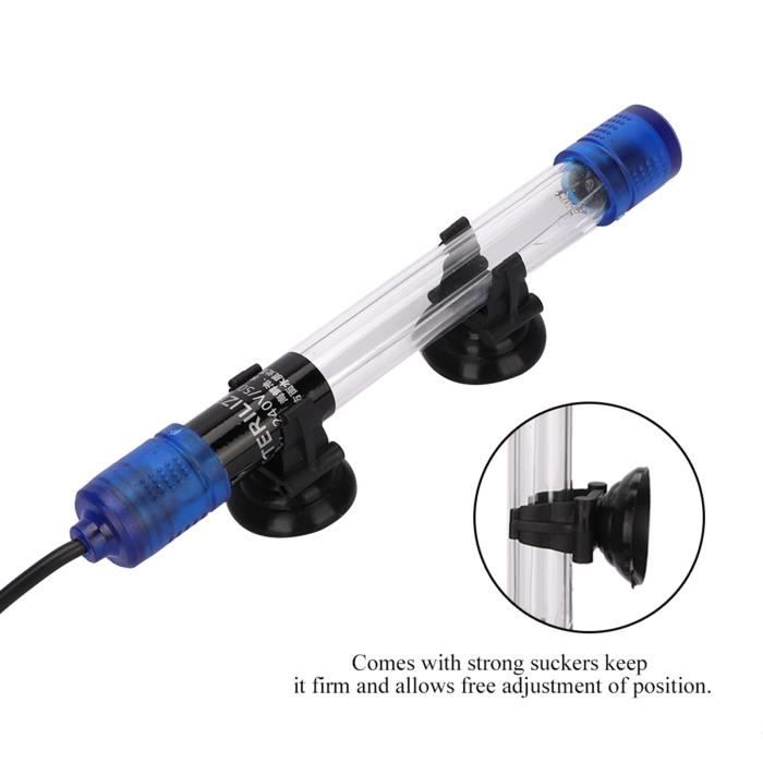 Stérilisateur UV Aquarium 9W - Élimine Bactéries Et Algues Pour Poissonnerie Et Bassins