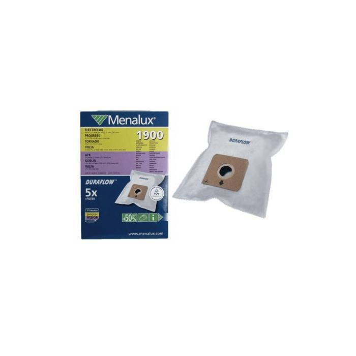 Sac Aspirateur Electrolux Menalux 1900 – Paquet de 5 Sacs Microfibre - vue 2