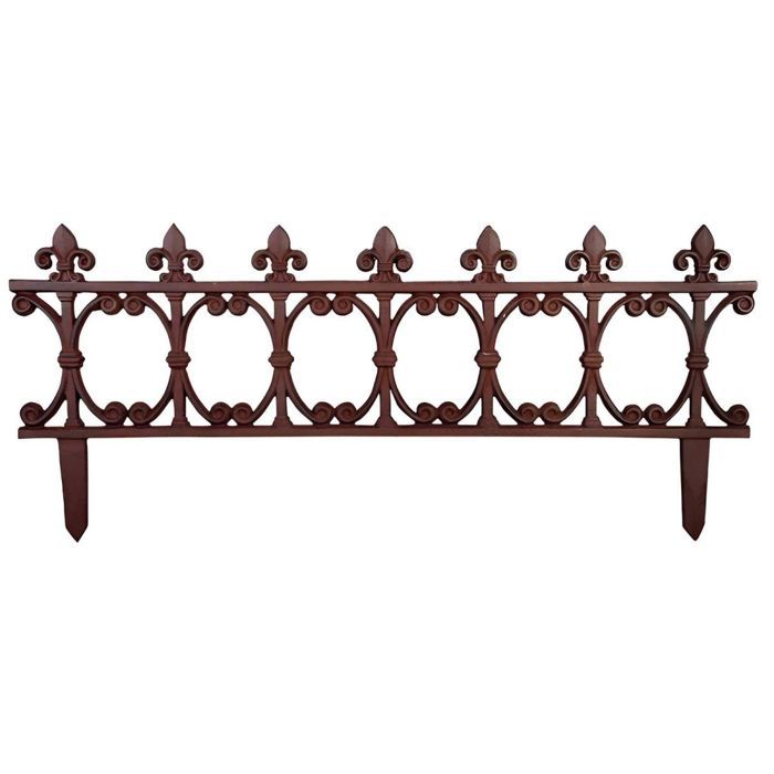 Bordure de jardin en fonte Lys 81cm