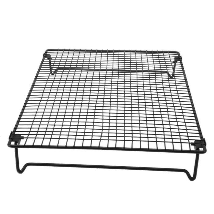 Grille De Refroidissement Pour Pâtisserie Et Grillades - En Acier, 46x26 Cm, Circulation D'air Optimale - 4