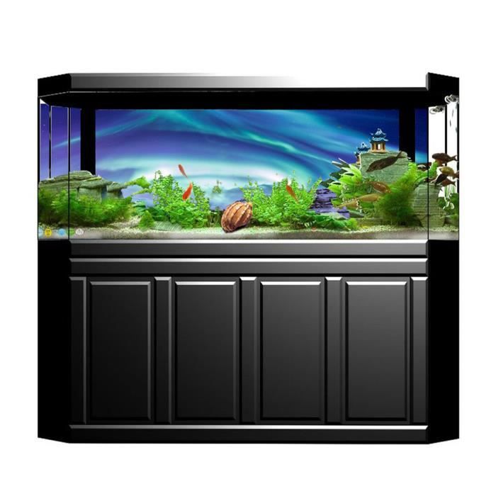 Meilleurs prix pour Garosa Autocollant décoratif d'aquarium Affiche de fond peinture décorative autocollant PVC Image de paysage pour aquarium