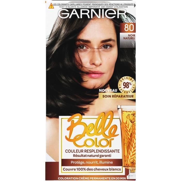 Garnier Coloration Belle Color Noir Naturel N 80 Cdiscount Au Quotidien