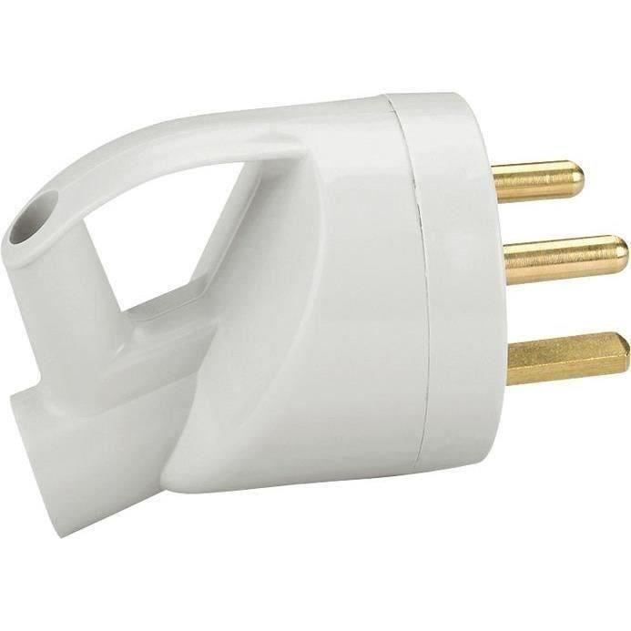 Fiche mâle étanche 2P+T 20A