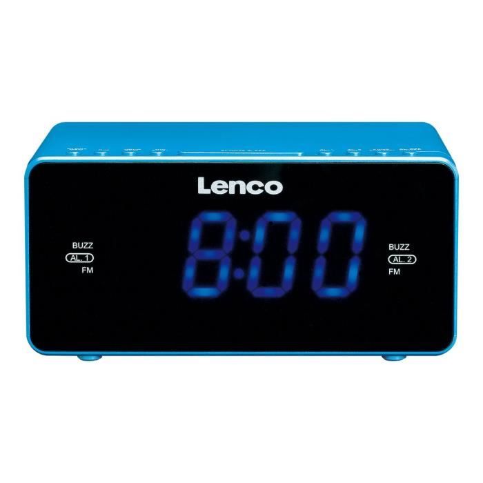 Lenco CR-12BK Radio-réveil Noir - TV Son Photo