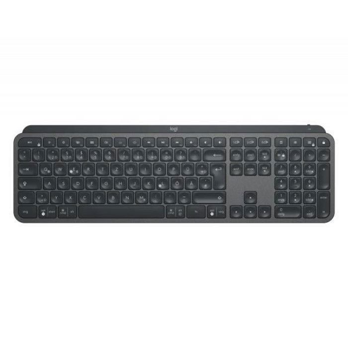 Logitech MX Keys Clavier éclairé sans fil avancé Clavier rétroéclairé sans fil Bluetooth 2.4 GHz QWERTZ Allemand - vue 4