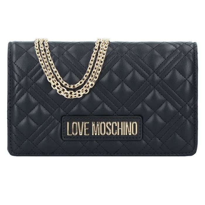 Sac à bandoulière Love Moschino Smart Daily 21.5 cm noir - TAS006872 TAS006873 TAS006874