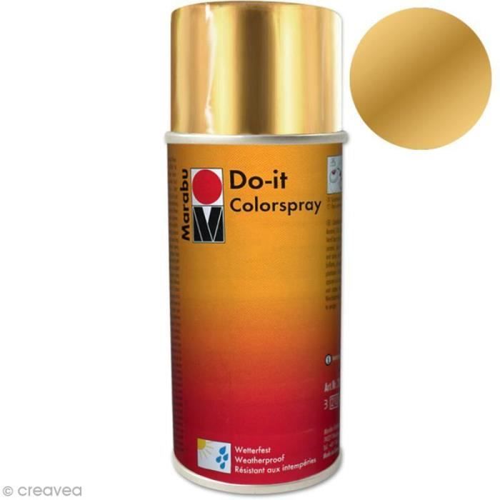 Peinture en bombe DO IT 150 ml Couleur: Or haute brillance Bombe ...