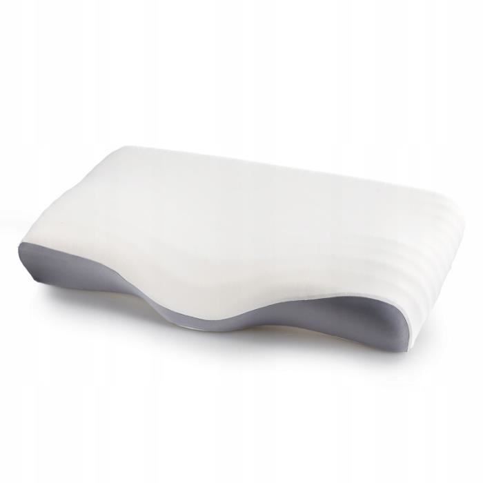 AAFGVC Oreiller Nuviya Papillon 3.0– Oreiller Ergonomique Cervical avec Mousse Haute densité Respirante – pour Un endormissement détendu et Profond (Noir,2 pièce AAFGVC Oreiller Nuviya Papillon 3.0– Oreiller Ergonomique Cervical avec Mousse Haute densité Respirante – pour Un endormissement détendu et Profond (Noir,2 pièce