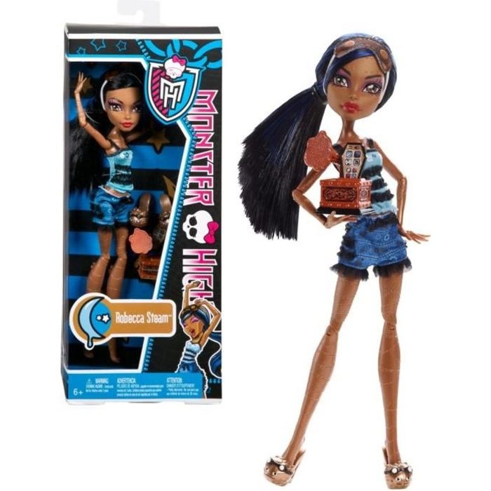 Monster High Dead Tired Robecca Steam Doll Cdiscount Jeux Jouets