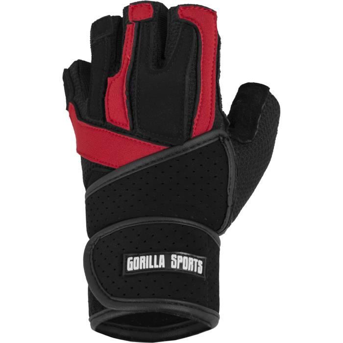 Extreme red force fitness sport entraînement gants force sport gants cuir