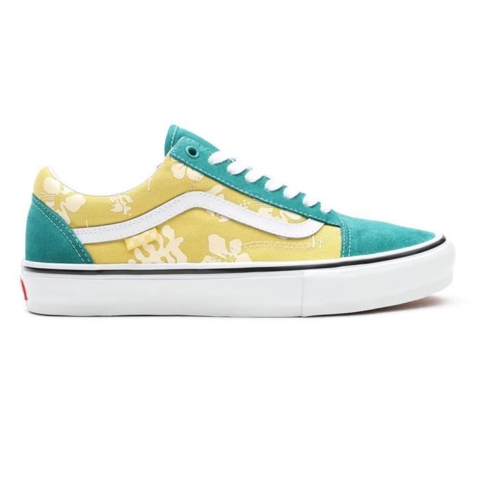 Vans Chaussures Homme - VANS - Old Skool Aloha - Bleu - Lacets - Textile - Plat