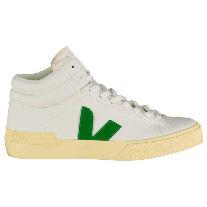 Veja Basket montante homme Veja Minotaur blanc - emeraude - butter