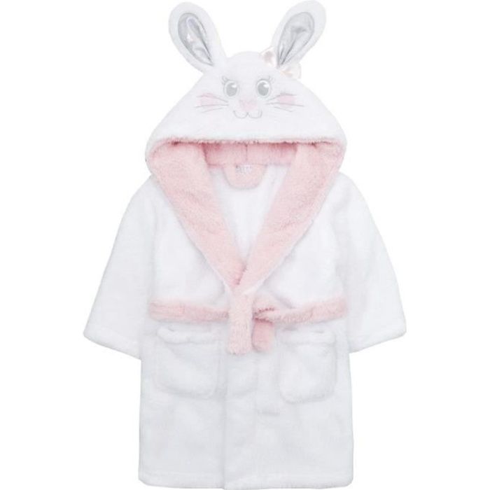 Hiver Mignon Animal Doux Chaud Polaire Robe de Chambre/Pyjamas 1-7 Ans Miyanuby Peignoir de Bain pour Enfant Bébé Garçon/Fille à Capuche