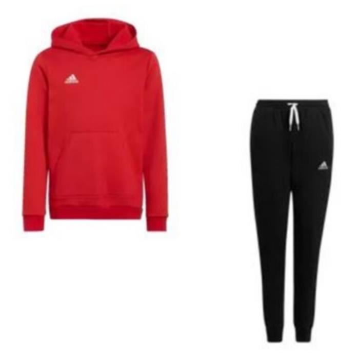 Jogging Polaire Garçon Adidas Rouge et Noir - Respirant - Multisport Rouge  - Cdiscount Prêt-à-Porter