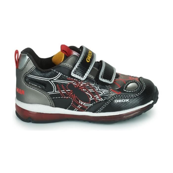 Baskets Geox Bébé Garçon B Lightyloo - Respirantes, Avec Batterie Intégrée (non Amovible), Chaussures Enfant