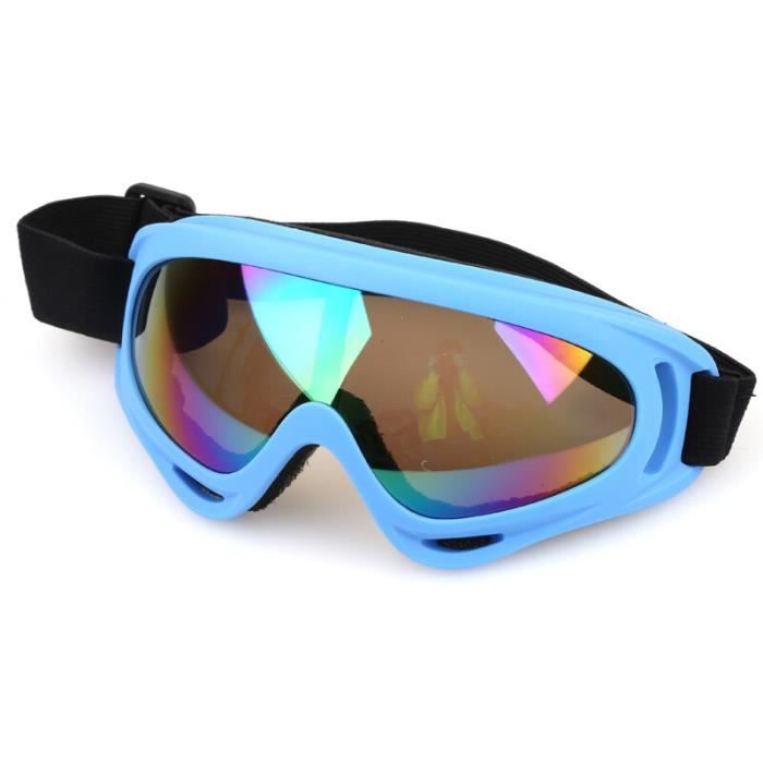 Lunettes De Ski Et Snowboard Outdoor Master - Blanc, Verres Bleus Miroir, UV400