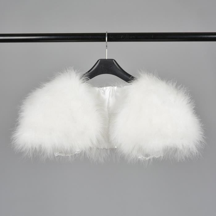 Châle Boléro Pailleté Années 1920 - Style Gatsby Flapper - Blanc - Taille Unique Pour Déguisement Ou Soirée