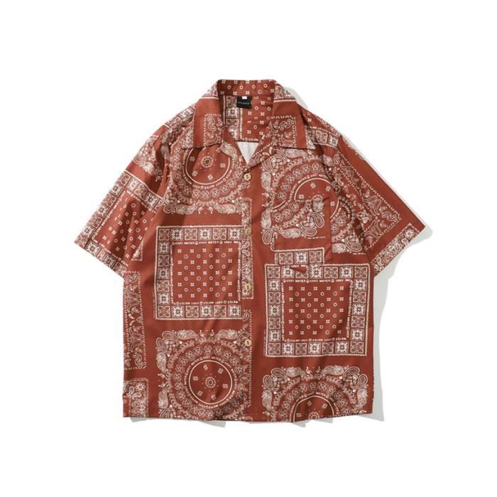 Chemise bandana homme new arrivals
