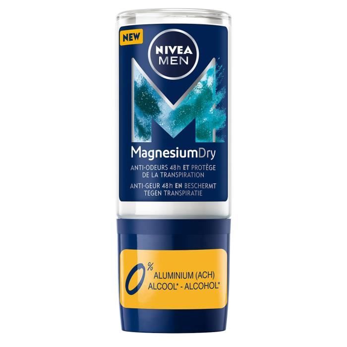 NIVEA Déodorant pour homme Bille Magnésium Dry 50 ml Cdiscount Au quotidien