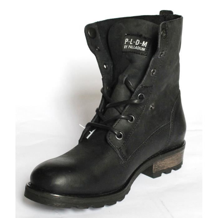 palladium boots cuir femme