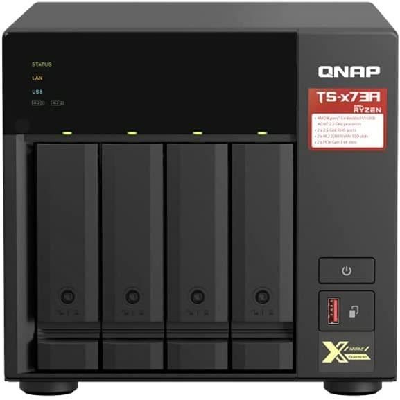 Serveur NAS QNAP TS-873A-8G - 8 baies 8 Go de RAM DDR4 AMD Ryzen V1500
