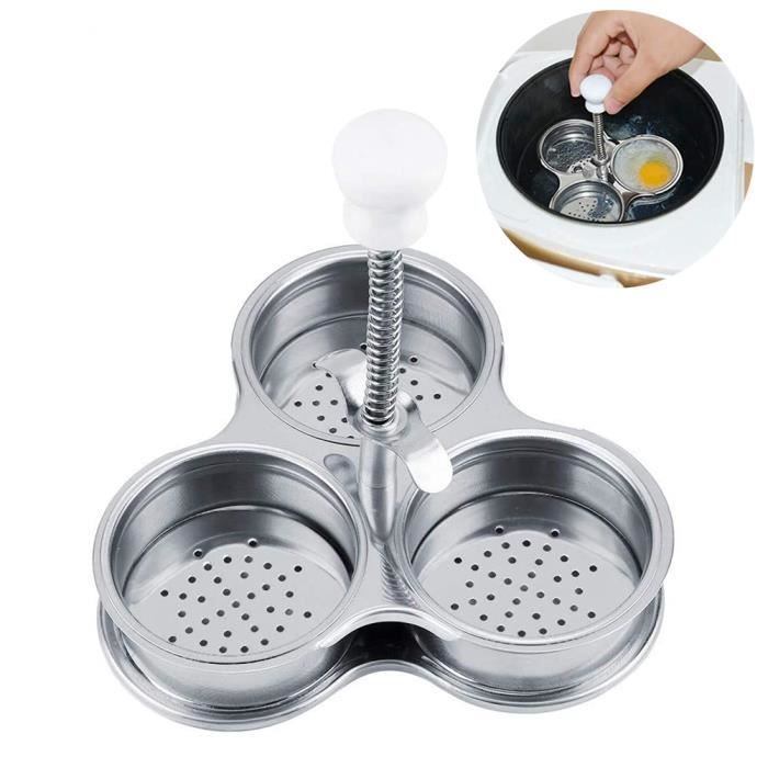 Ensemble 6 Pièces Coupe-Oeuf Professionnel - Cuiseur, Perforateur, Séparateur Et Accessoires Cuisine