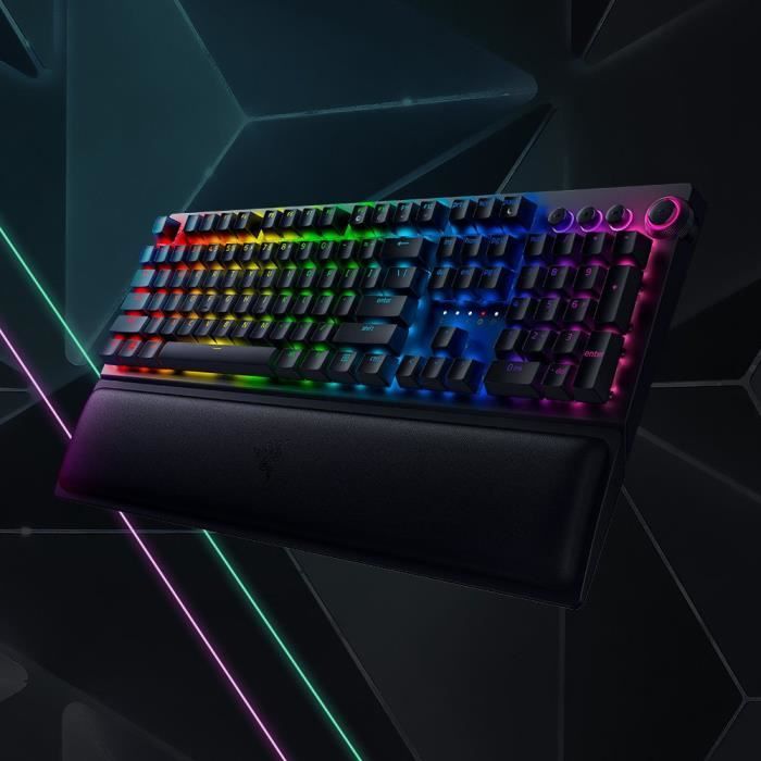 Clavier Mécanique - Razer - BlackWidow V3 Pro - Sans fil - Jaune - QWERTY