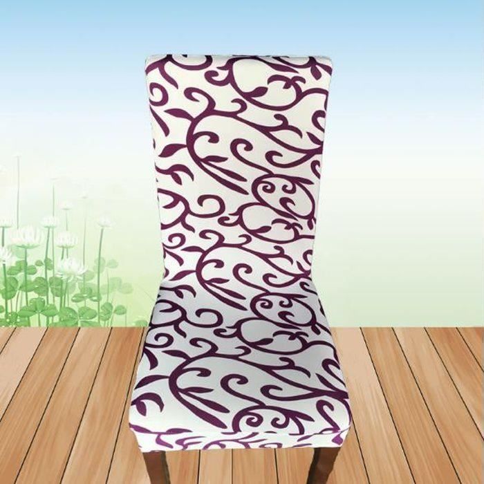 Housse De Chaise Extensible , Couverture De Salle à Manger Amovible