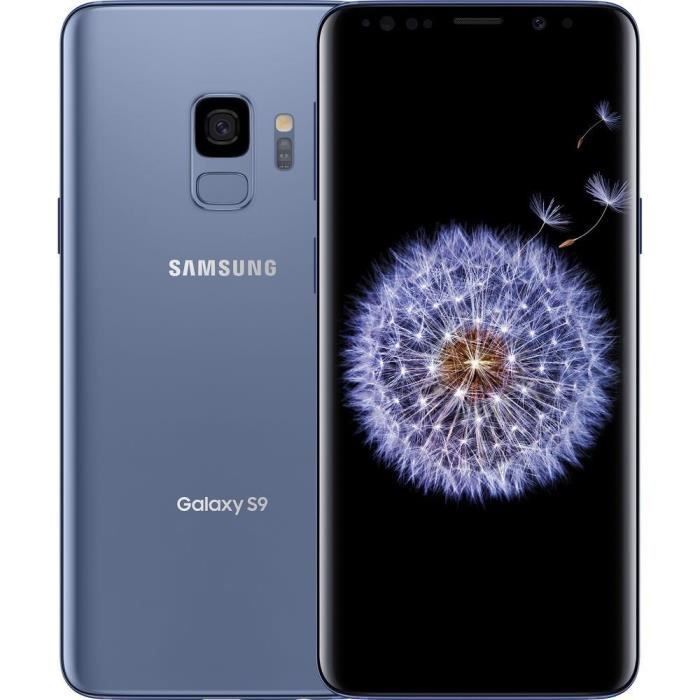 SAMSUNG Galaxy S9 64 go Bleu corail - Double sim - Reconditionné - Excellent état - Samsung