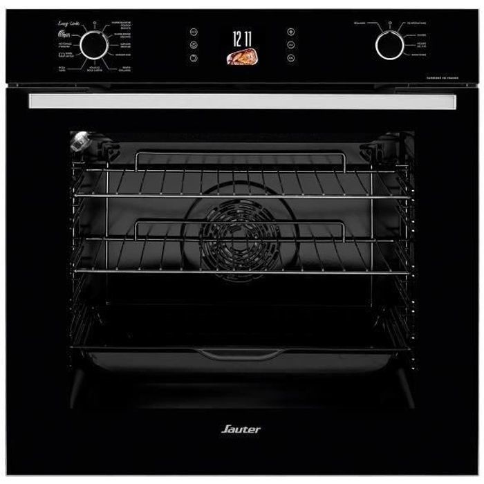 Four encastrable Pyrolyse SAUTER SOP6615LB - 73 L - Porte froide - Noir