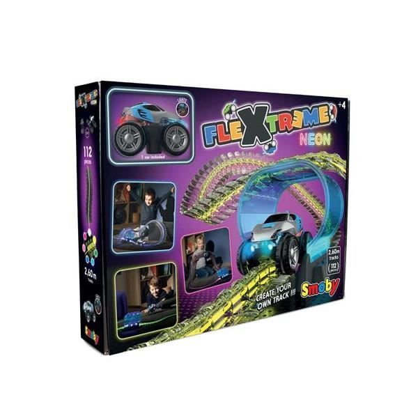 Smoby FleXtreme Superloops | 2 Loopings Pour Circuit De Voiture | Assemblage Vertical Ou Horizontal | Dès 4 Ans