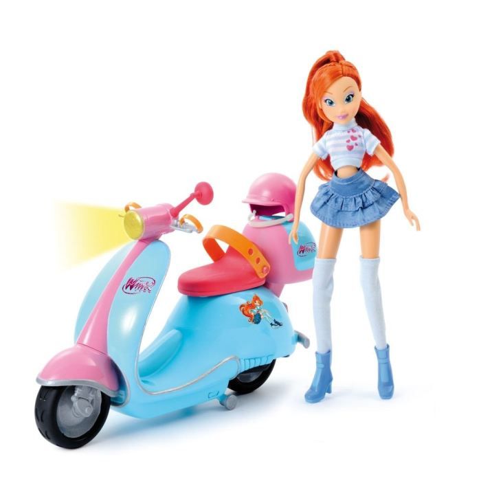 Lot 2 Very Rare Poupée Doll Winx Bloom Et Flora Concert Rock