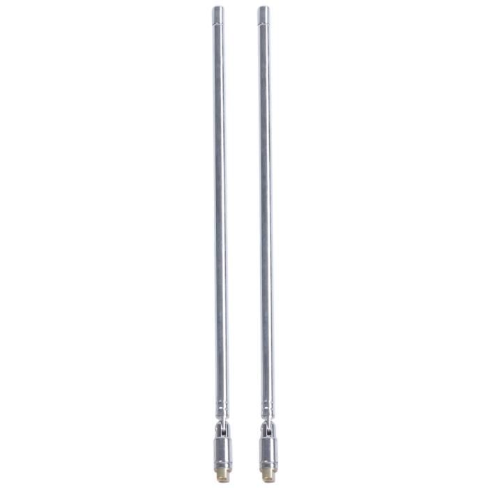 Antenne Télescopique 6 Sections Pour Radio FM Et Télécommande - Réception Optimale, Neuf