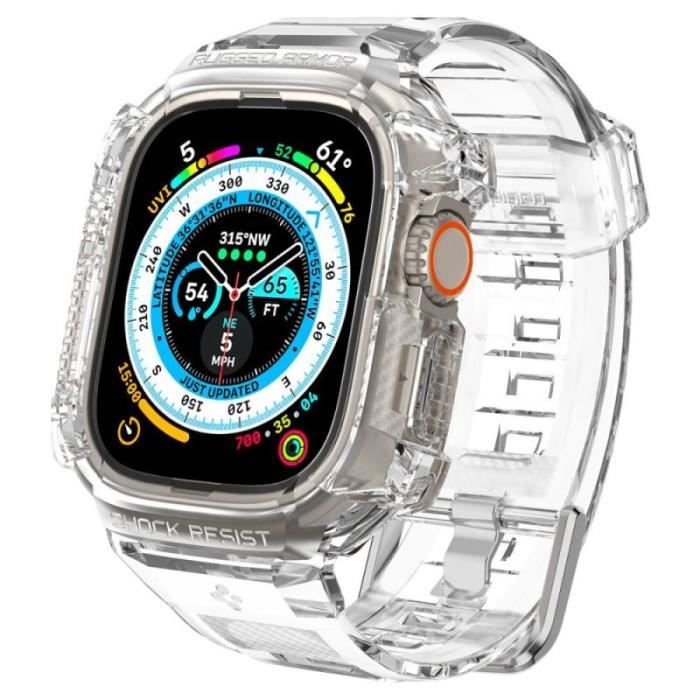 Coque - SPIGEN - Rugged Armor Pro - Transparent - Flexible - Protection contre les rayures