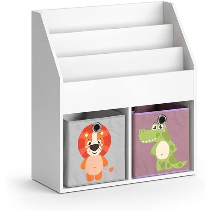 Children's Bookcase "Luigi" Sonoma With 2 Folding Boxes