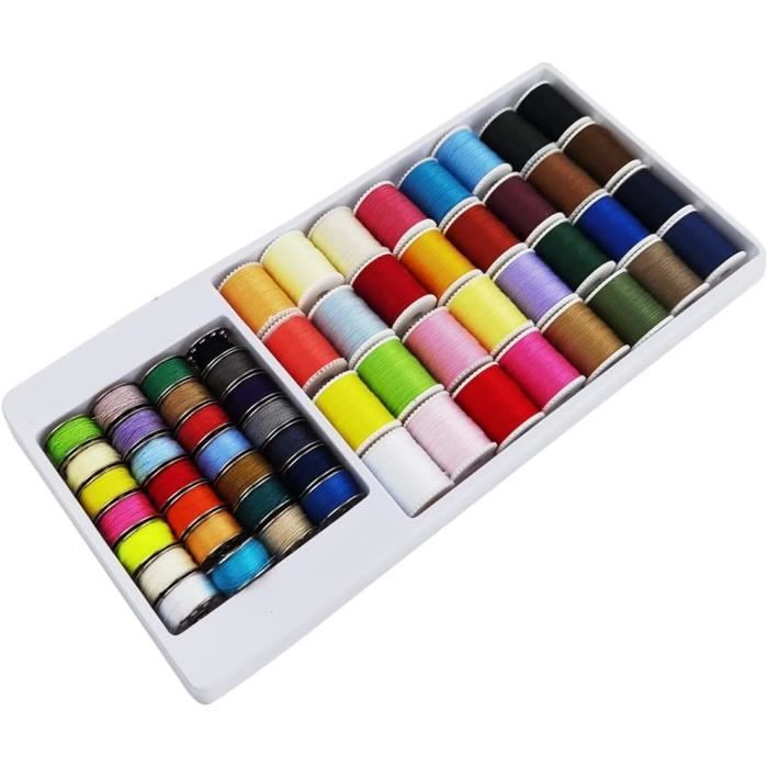 Fil Spectra Holographique Madeira - 8 Bobines De 200m - Effet 3D Lumineux Pour Broderie