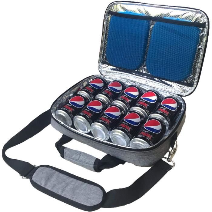 Red Suricata Petit Sac Isotherme Repas Mini Glacière Mince et Plate