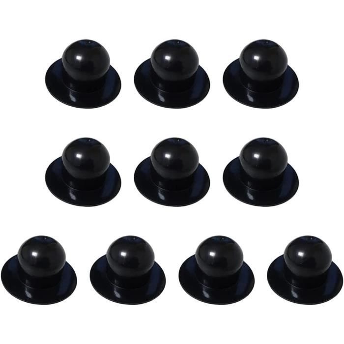 10 Bouchons D'Aspiration En Silicone Rouge - Diamètre Intérieur 6 Mm - Pour Tuyaux, Vis - Lot X AUTOHAUX