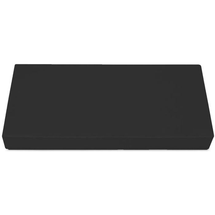 Meilleurs prix pour SuperKissen24 Tapis pour Chien Dehoussable Coussin pour Chien Petit Moyen et Grand - Matelas Chien Imperméable - 80x40 cm - Noir
