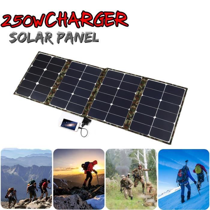 30 W pliable 5 V SunPower Panneau Solaire Chargeur Solar Power Bank USB Sac à dos 