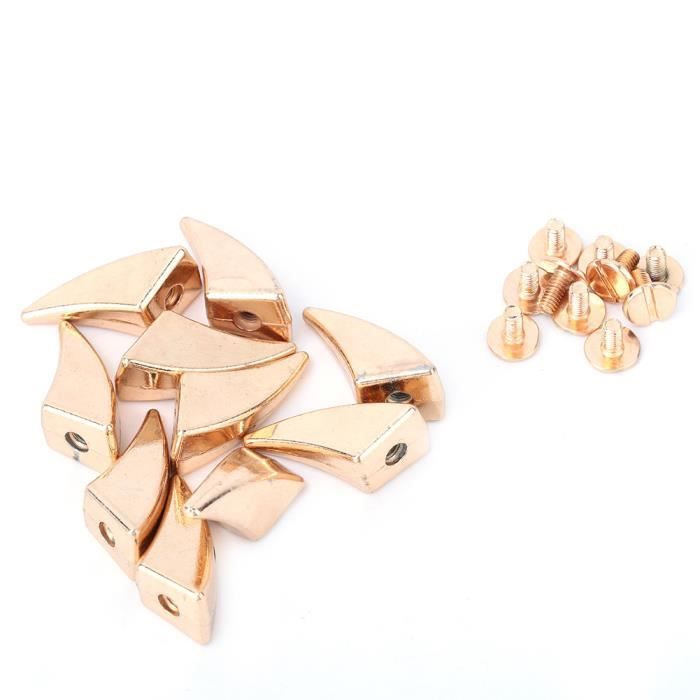 TMISHION Rivet décoratif 10 Pcs DIY Coloré Alliage Spikes Punk Studs