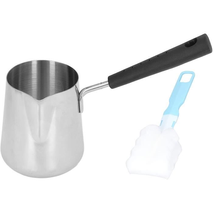 Cafetière Turque En Inox 500ml – Manche Long – Idéale Pour Café Grec, Facile à Nettoyer (neuf)
