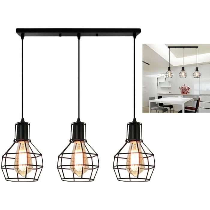 Lustre Industriel Steampunk En Conduit Galvanisé - Grand Modèle - LED B22 - UK