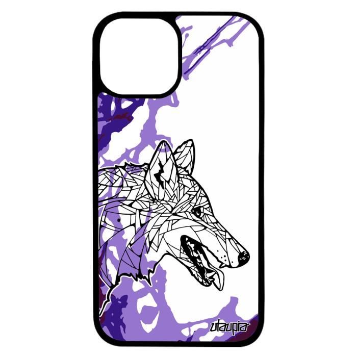 Coque iPhone 12 Pro - Le Loup main image 1