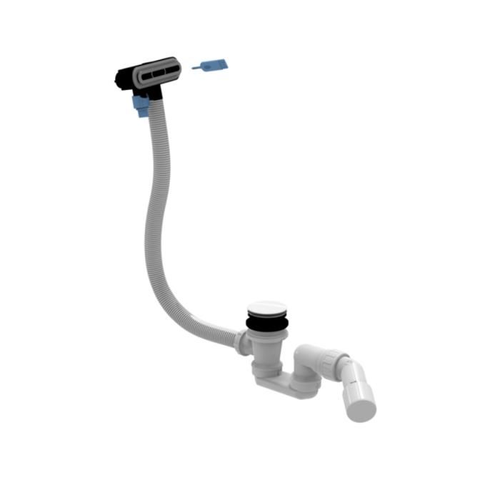 Vidage pour baignoire VILLEROY & BOCH Loop & Friends semi îlot bonde et trop plein chromé