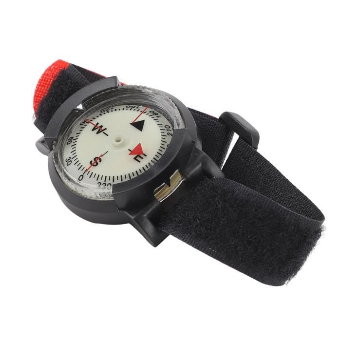 Boussole De Plongée Au Poignet Lumineuse - Montre Portable Haute Précision Pour Randonnée Et Camping